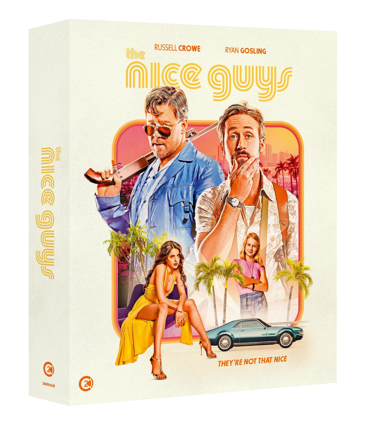 Front cover of The Nice Guys Limited Edition (UK Import) [4K Ultra HD + Region B Blu-ray]