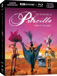 Front cover of Adventures of Priscilla, Queen of the Desert Limited Edition Hardbox [4K Ultra HD + Blu-ray] (Australian Import)
