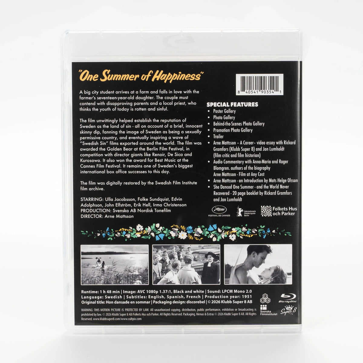 Back case of One Summer of Happiness [Blu-ray]