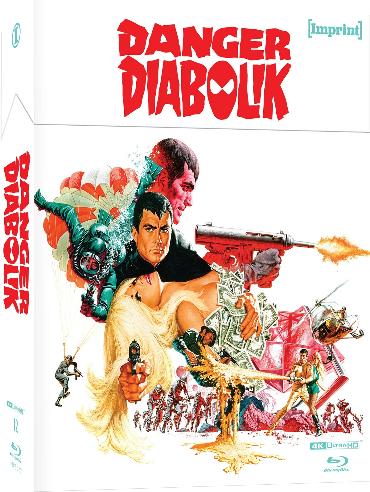 Front cover of Danger: Diabolik (1968) Limited Edition Hardbox [4K Ultra HD + Blu-ray] (Australian Import)