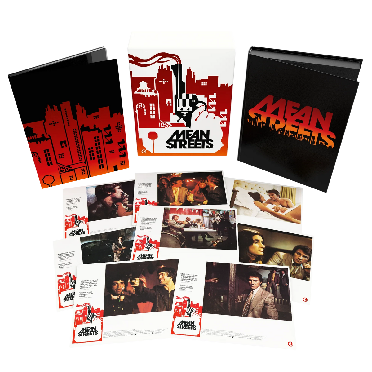 Box contents of Mean Streets Limited Edition (UK Import) [4K Ultra HD + Region B Blu-ray]