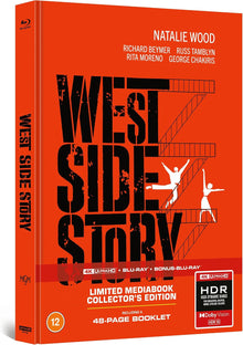 Front cover of West Side Story (1961) Limited Edition Mediabook (UK Import) [4K Ultra HD + Region B Blu-ray]