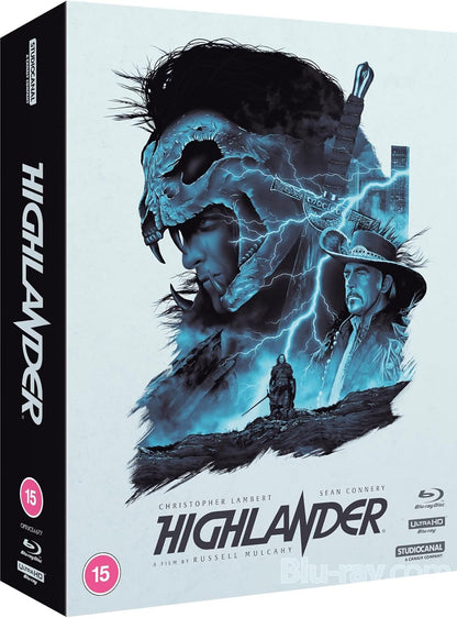 Front cover of Highlander (1986) Limited Edition (UK Import) [4K Ultra HD + Region B Blu-ray]