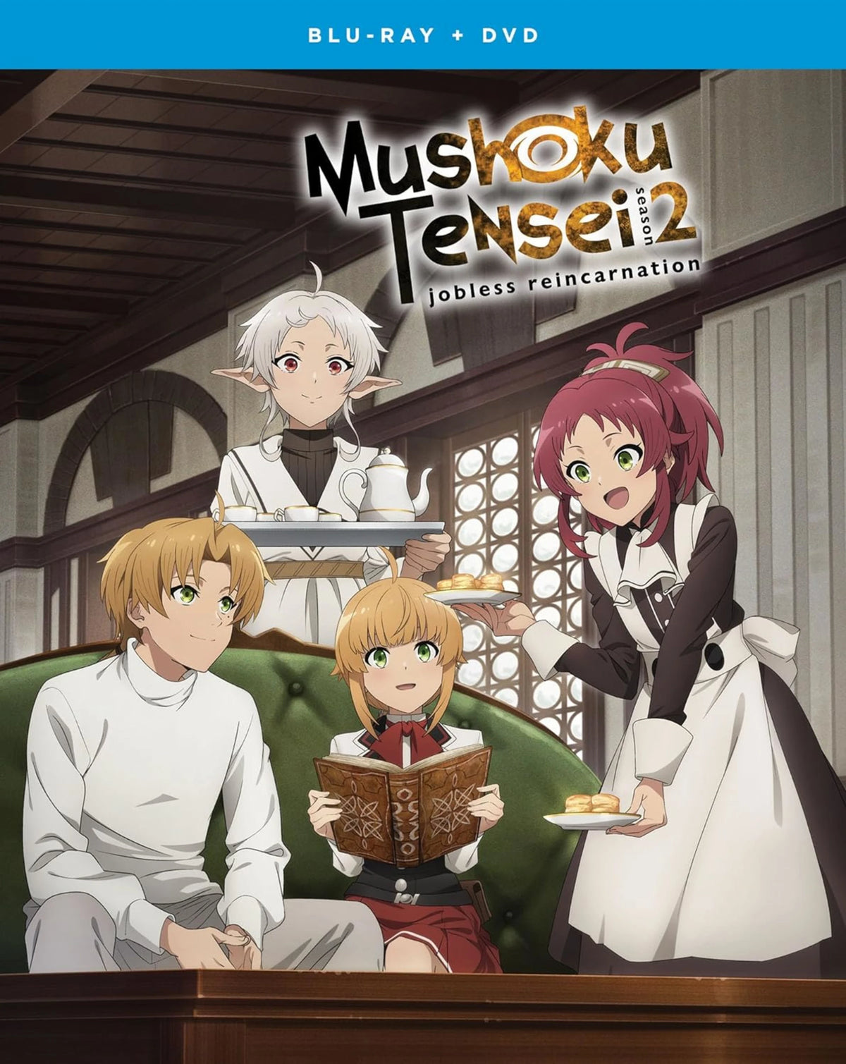 Front cover of Mushoku Tensei: Jobless Reincarnation Season 2: Part 2 [Blu-ray + DVD]