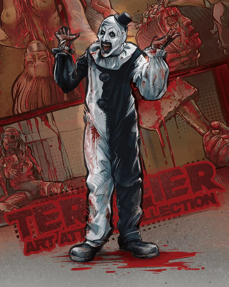 Art card 1 from ART ATTACK - Terrifier Collector's Edition Boxset [4K Ultra HD + Blu-ray] (Australian Import)