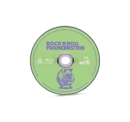 Disc artwork of Rock N Roll Frankenstein [Region Free Blu-ray]