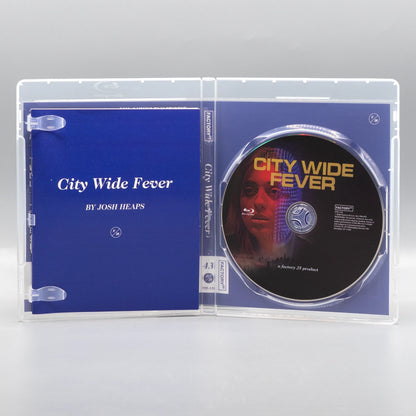 Open case showing disc art of City Wide Fever [Blu-ray]