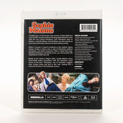 Back case of Scobie Malone [Blu-ray]