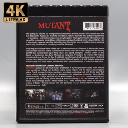 Back case of Mutant [4K Ultra HD + Blu-ray]