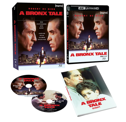 Box contents of A Bronx Tale (1993) Limited Edition Hardbox [4K Ultra HD + Blu-ray] (Australian Import)