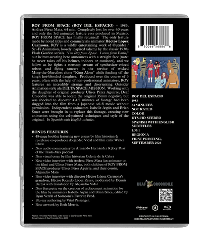 Back case of Roy Del Espacio Limited Slipcover Edition [Blu-ray]