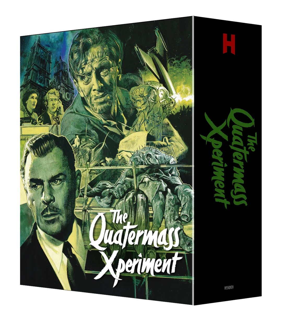 Front slipcase of The Quatermass Xperiment Limited Edition (UK Import) [4K Ultra HD + Region B Blu-ray]