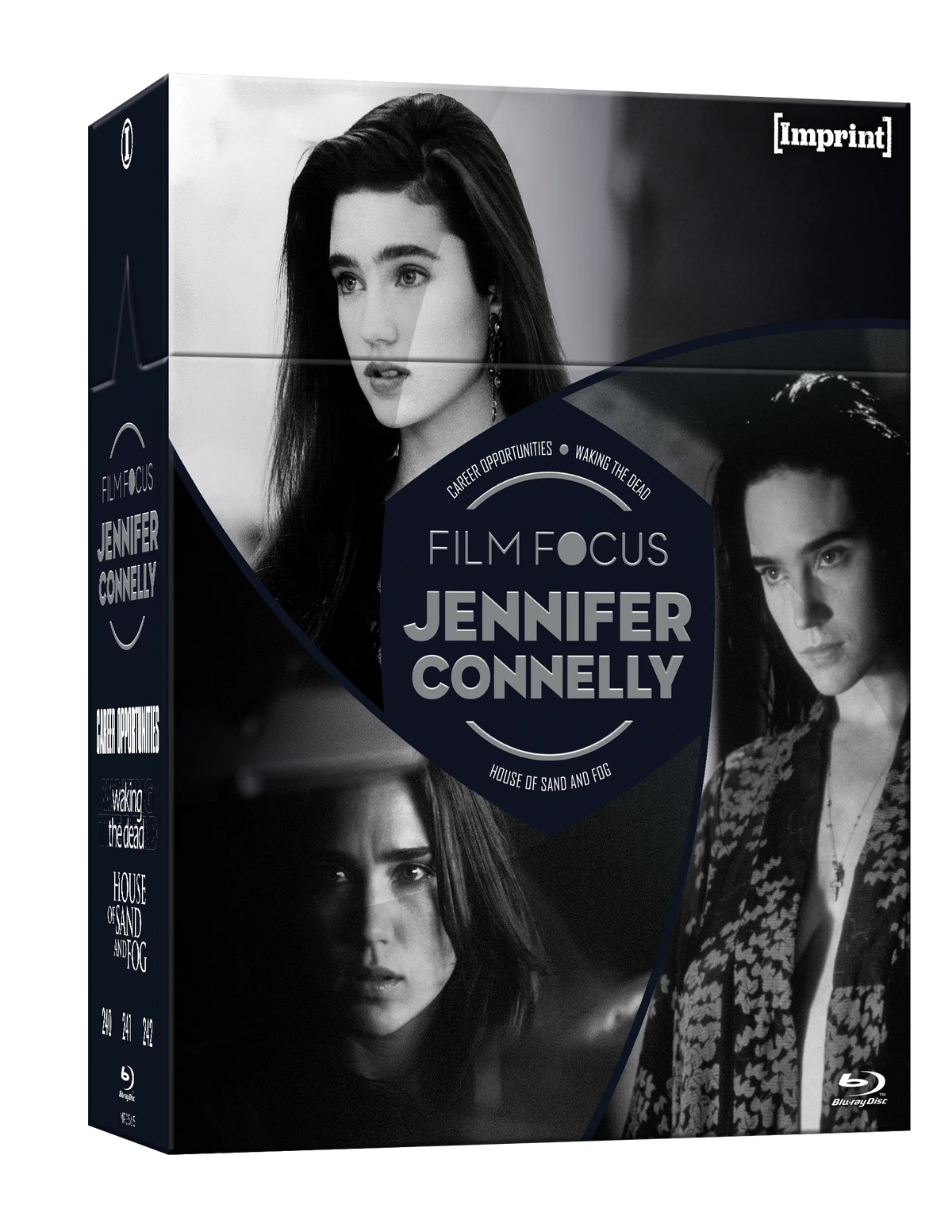 Front cover of Film Focus: Jennifer Connelly (1991 – 2003) Limited Edition Hardbox [Blu-ray] (Australian Import)