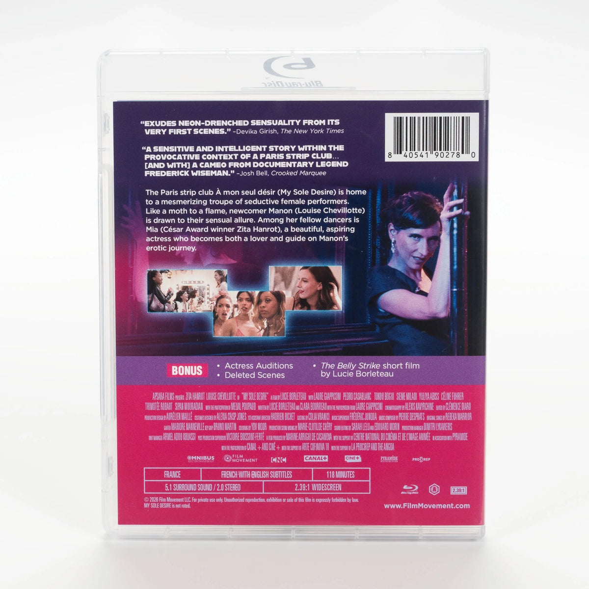 Back case of My Sole Desire [Blu-ray]