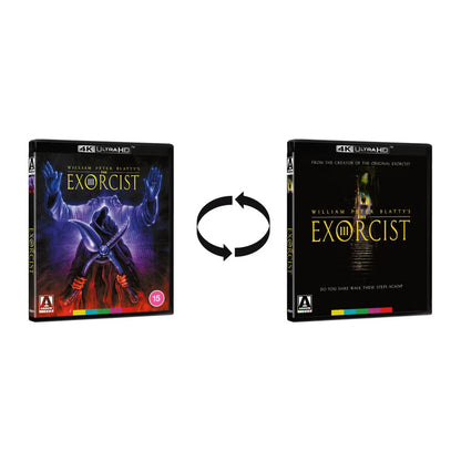 Reversible cover of The Exorcist III (UK Import) [4K Ultra HD + Region B Blu-ray]