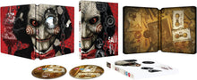 Packshot of Saw IV Limited Edition Steelbook (UK Import) [4K Ultra HD + Region B Blu-ray]