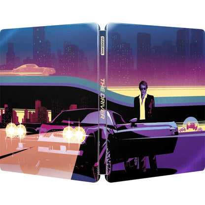 Full cover of The Driver (1978) Limited Edition Steelbook (UK Import) [4K Ultra HD + Region B Blu-ray]
