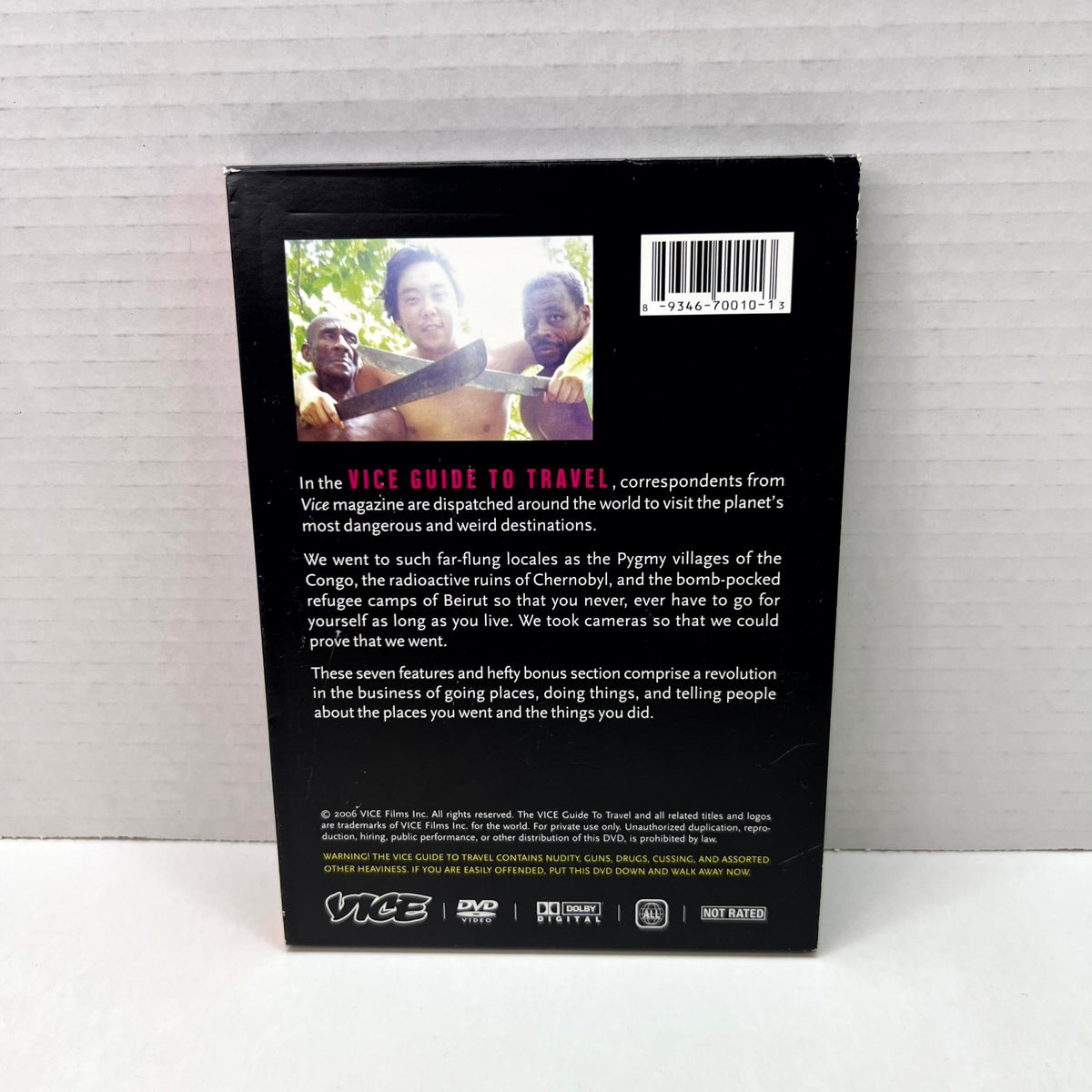 Back cover of The Vice Guide to Travel [DVD]