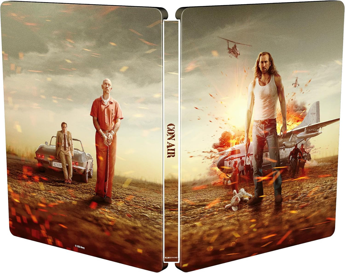 Full covers of Con Air Limited Edition Steelbook (UK Import) [4K Ultra HD + Blu-ray]