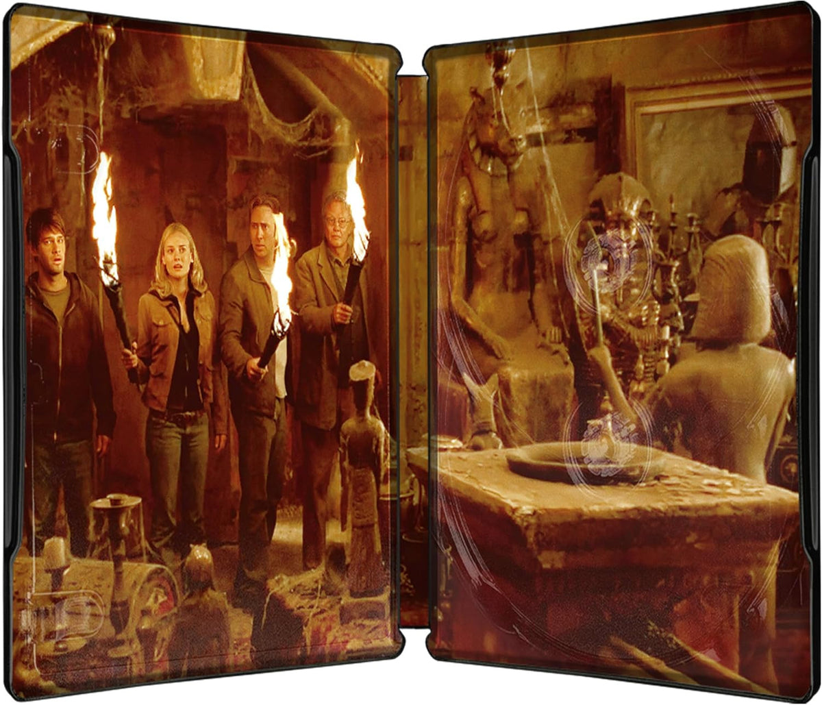 Inside case of National Treasure Limited Edition Steelbook (UK Import) [4K Ultra HD + Blu-ray]