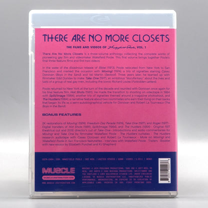 Back case of There Are No More Closets: Films & Videos of W. Poole Vol. 1 [Blu-ray]
