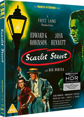 Front cover of Scarlet Street Limited Edition (UK Import) [4K Ultra HD + Region B Blu-ray]