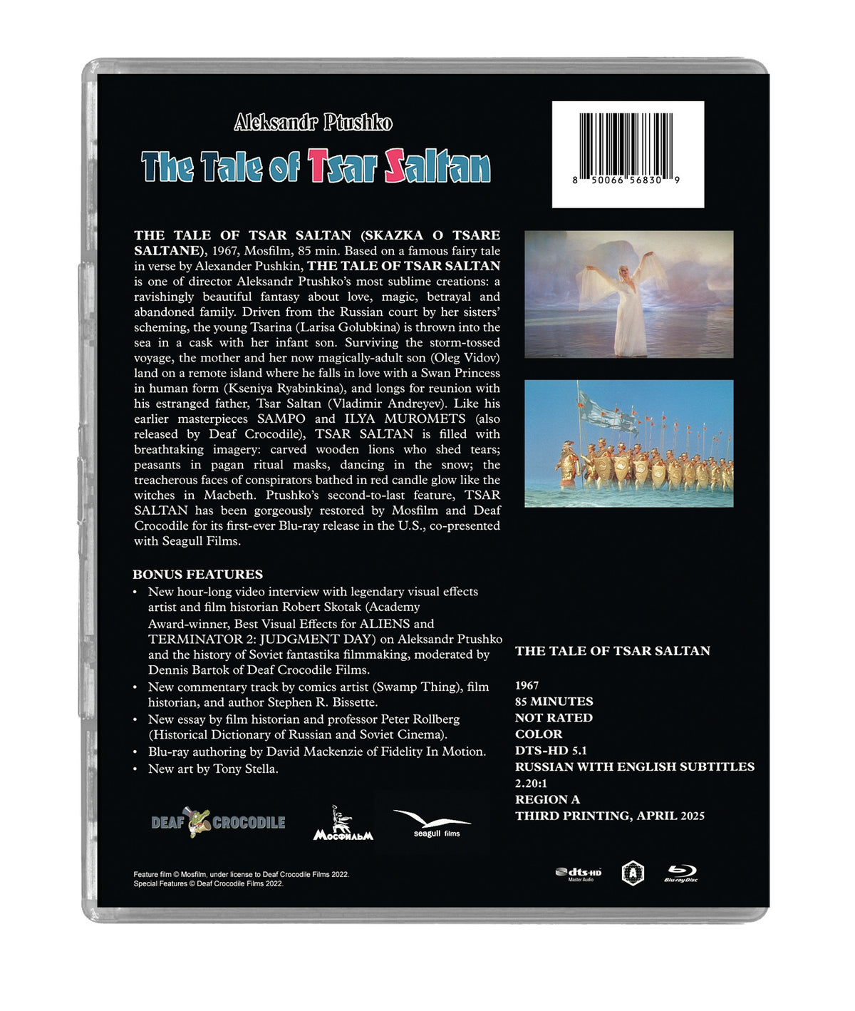 Back cover of The Tale Of Tsar Saltan [Blu-ray]