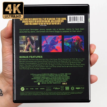 Back coverof Jimmy and Stiggs [4K Ultra HD + Blu-ray Set]