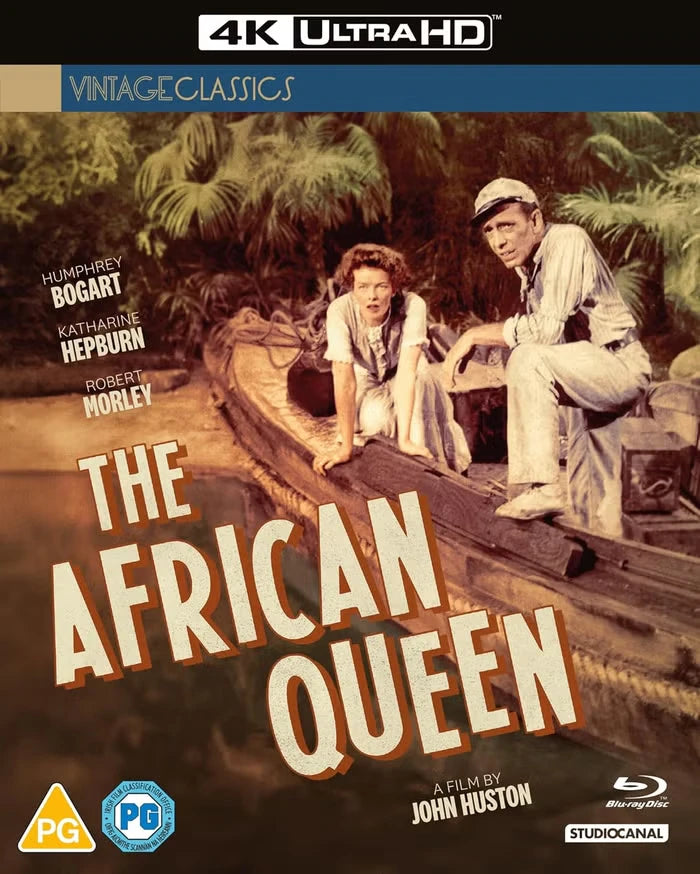 Front cover of The African Queen (UK Import) [4K Ultra HD + Region B Blu-ray]