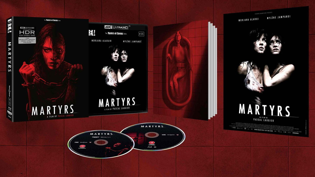 Box contents of Martyrs (2008) Limited Edition (UK Import) [4K Ultra HD + Region B Blu-ray]
