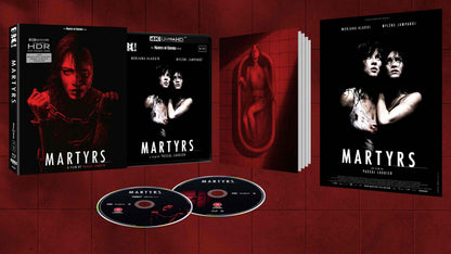 Box contents of Martyrs (2008) Limited Edition (UK Import) [4K Ultra HD + Region B Blu-ray]