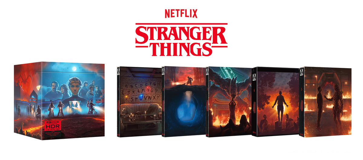 Box contents 2 of Stranger Things: The Complete Series Deluxe Limited Edition [4K Ultra HD]