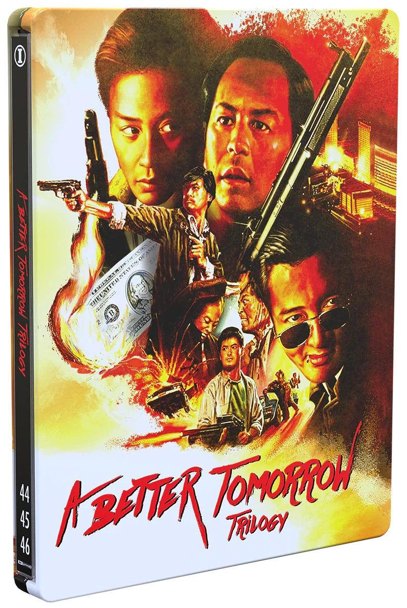 Steelbook of A Better Tomorrow Trilogy Limited Edition Hardbox [4K Ultra HD + Blu-ray] (Australian Import)
