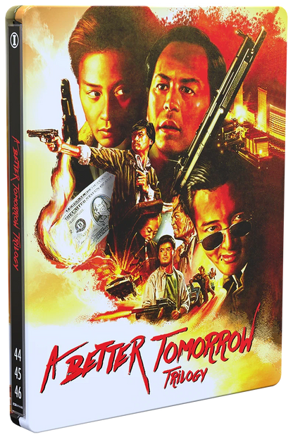 Steelbook of A Better Tomorrow Trilogy Limited Edition Hardbox [4K Ultra HD + Blu-ray] (Australian Import)