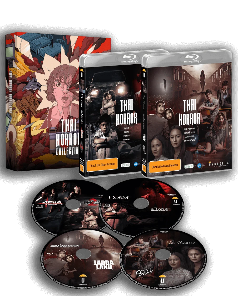 Box contents of Thai Horror 8 Movie Blu-ray Collection Standard Edition [Blu-ray] (Australian Import)