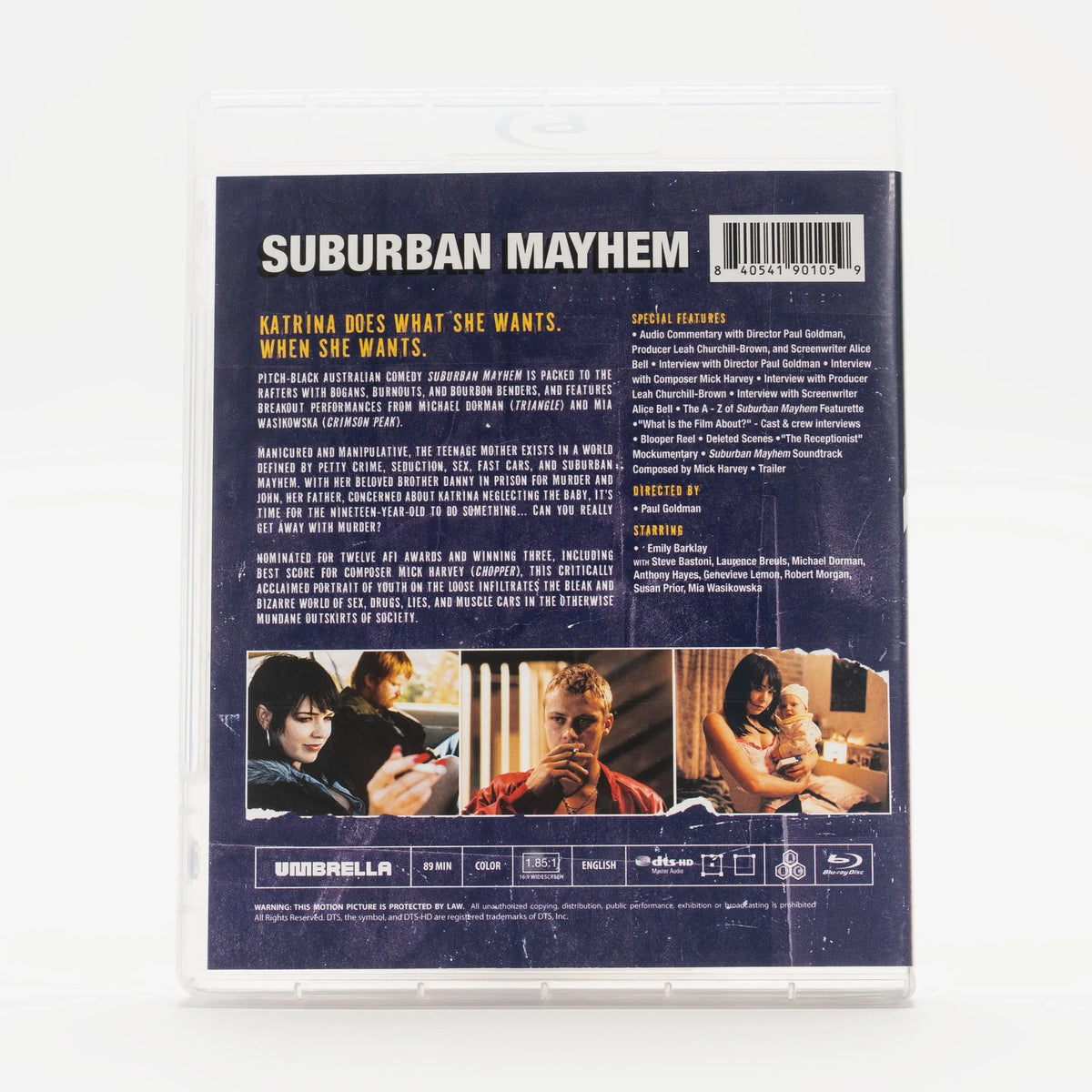 Back case of Suburban Mayhem Limited Edition [Blu-ray]