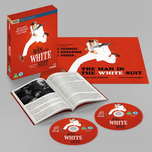 Box contents of The Man In The White Suit Collector's Edition UK Import [4K Ultra HD + Region B Blu-ray]