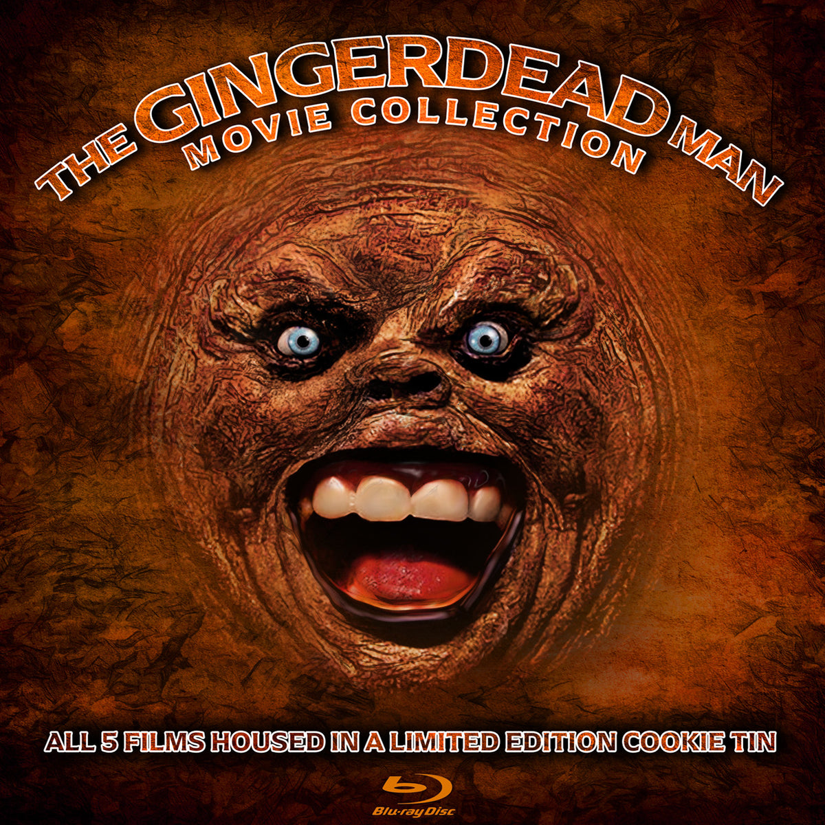 Front cover of The Gingerdead Man Movie Collection: Limited Edition Cookie Tin [Blu-ray]