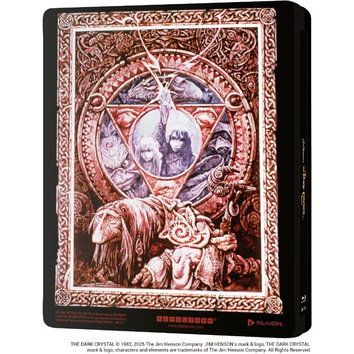 Back cover of The Dark Crystal Limited Edition Steelbook (UK Import) [4K Ultra HD + Region B Blu-ray]