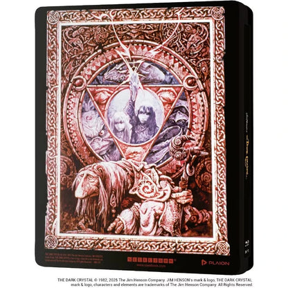 Back cover of The Dark Crystal Limited Edition Steelbook (UK Import) [4K Ultra HD + Region B Blu-ray]