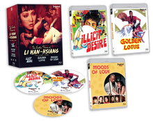 Box contents of The Erotic Films of Li Han-hsiang Limited Edition Hardbox [Blu-ray] (Australian Import)