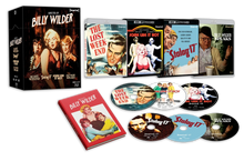 Box contents of Directed By... Billy Wilder (1945 - 1959) Limited Edition Hardbox [4K Ultra HD + Blu-ray] (Australian Import)