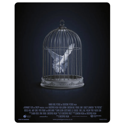 Back cover of The Prestige Limited Edition Steelbook [4K Ultra HD + Region B Blu-ray] (UK Import)