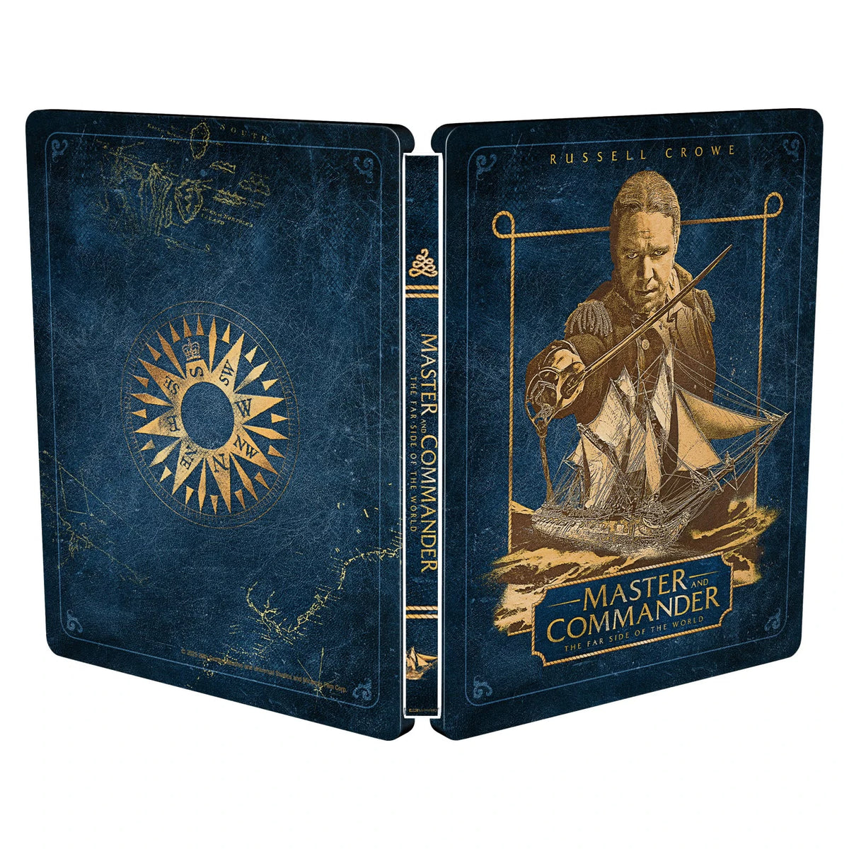 Full outside case of Master and Commander Limited Edition Steelbook (UK Import) [4K Ultra HD + Region B Blu-ray]