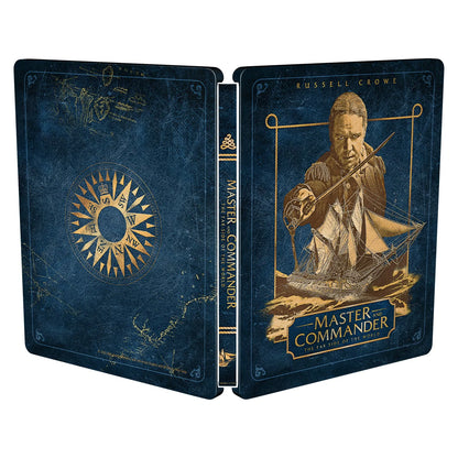 Full outside case of Master and Commander Limited Edition Steelbook (UK Import) [4K Ultra HD + Region B Blu-ray]