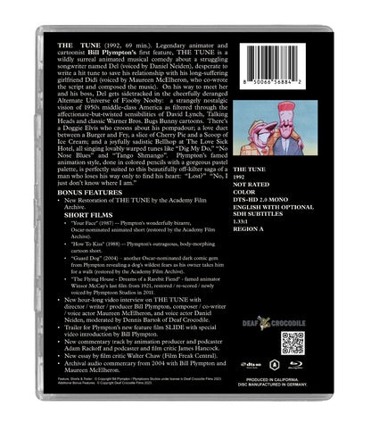 Back cover of The Tune Limited Edition (Video Store Day Exclusive) [Blu-ray]