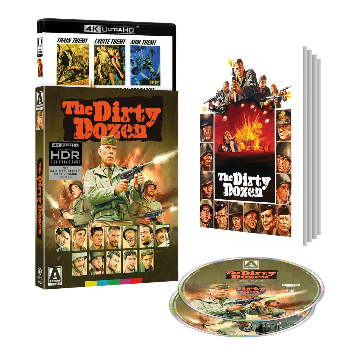Packshot of The Dirty Dozen Limited Edition [4K Ultra HD + Blu-ray]