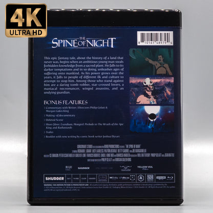 Back case of The Spine of Night [4K Ultra HD + Blu-ray]