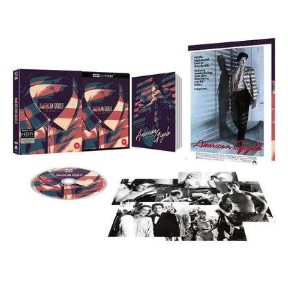Box contents of American Gigolo [Limited Edition] (UK Import) [4K Ultra HD]