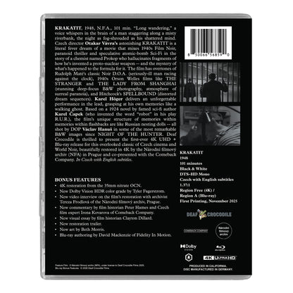 Back cover of Krakatit [4K Ultra HD + Blu-ray]